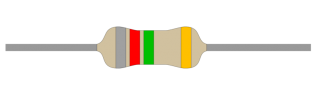 Resistor carbon film 0.25W 8.2Mohm (8M2) @ electrokit