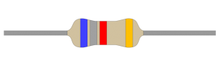 Resistor 2W 6.8kohm 5% (6k8) @ electrokit