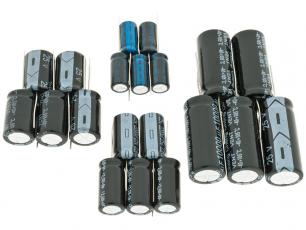 Capacitor kit electrolytic 25 pcs @ electrokit