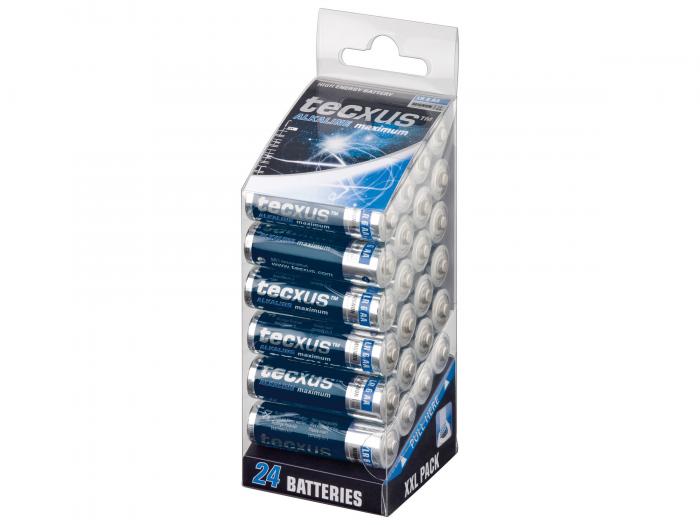 AA / LR6 alkaline battery 24-pack @ electrokit (1 of 2)