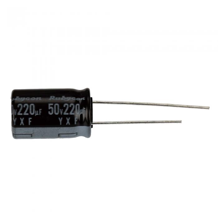 El.lyt 220uF 50V 105C 10x16mm @ electrokit (1 av 1)