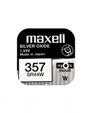Knappcellsbatteri silveroxid 357 SR44 Maxell @ electrokit