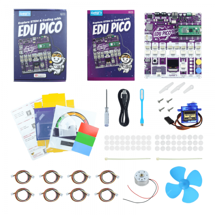 Educational kit with Raspberry Pi Pico W @ electrokit (2 of 5)