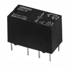 Relay G5V-2 DC5 2-pole switching 5V 2A @ electrokit