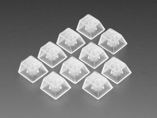 Transparent keycap for Kailh switch - 10-pack @ electrokit