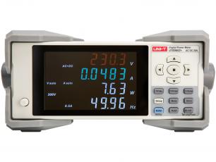 Power meter AC+DC 0.5-600V 0.5mA-20A 40-400Hz UNI-T UTE9802+ @ electrokit