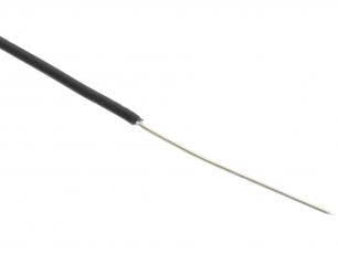 Hookup wire 0.05mm² 50m black @ electrokit