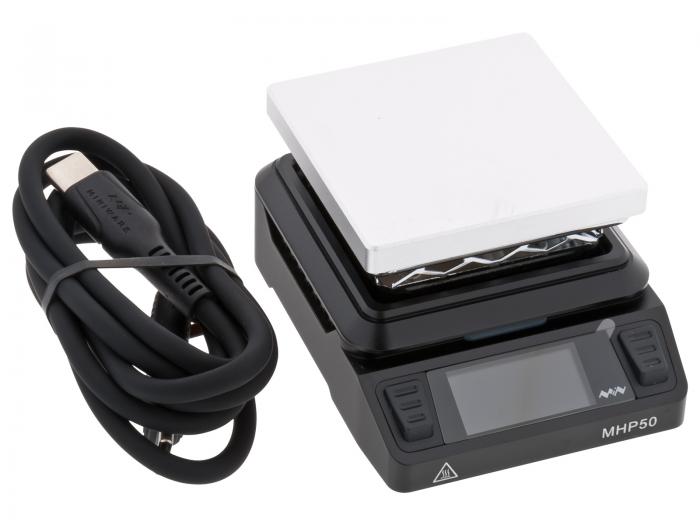 Mini Hot Plate Preheater MHP50 - aluminium @ electrokit (3 av 15)