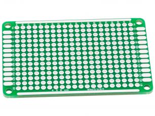 Experiment board 1 hole 40x60mm plated holes @ electrokit