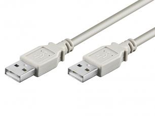 USB-kabel A-hane - A-hane 3m @ electrokit