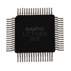 LC7560 QFP-64 LCD Driver for graphic EQ @ electrokit