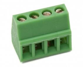 Screw terminal 2.54mm 4-pole @ electrokit