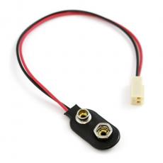 Battery connector 9V w. molex-connector @ electrokit