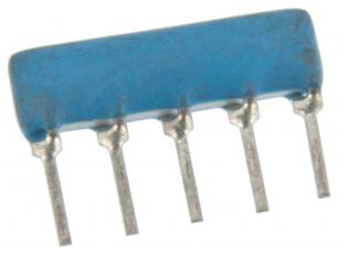 Resistor array 4R 5-pin 470ohm @ electrokit