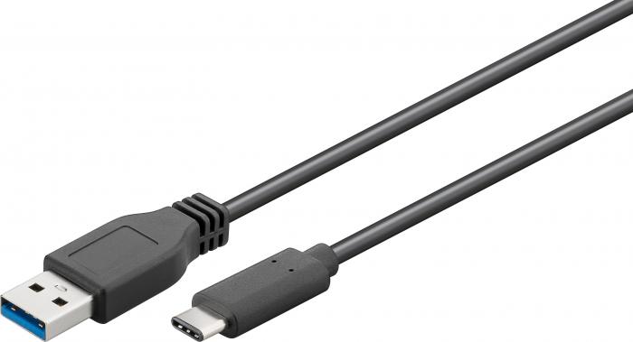 USB-kabel USB3.1 A-hane - C-hane 1m @ electrokit (1 of 2)