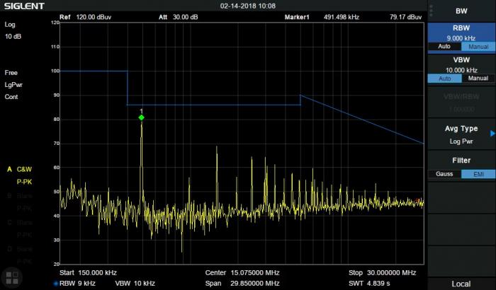 EMI Measurement option SSA5000-EMI @ electrokit (1 of 1)
