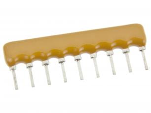 Resistor net 8R 9-pin 680R @ electrokit