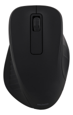 Mouse optical wireless 10m black @ electrokit