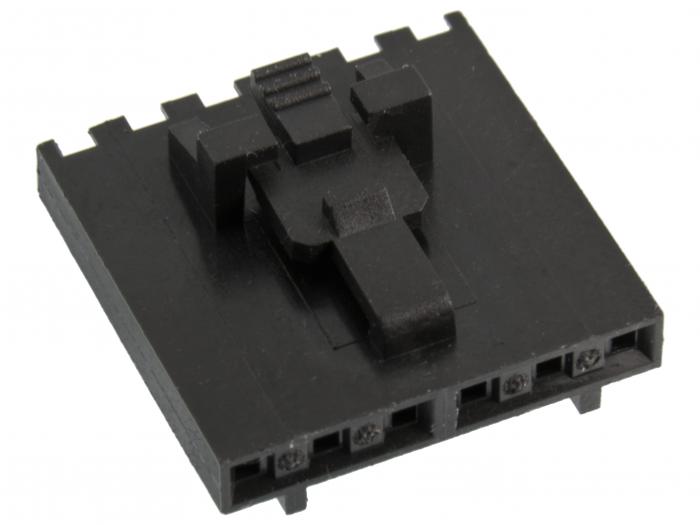 Contact housing C-GRID SL 1x6p 2.54mm @ electrokit (1 of 1)