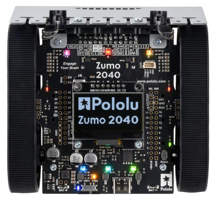 Zumo 2040 Robot (monterad) @ electrokit