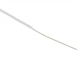 Hookup wire 0.05mm² 50m white @ electrokit
