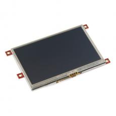 LCD 4.3" grafisk TFT seriell med touchscreen @ electrokit