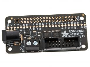 Adafruit RGB Matrix Bonnet for Raspberry Pi @ electrokit