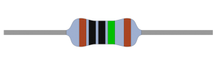 Resistor carbon film 0.25W 10Mohm (10M) @ electrokit