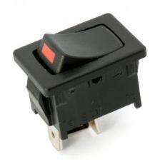 Rocker switch 1-p off-on @ electrokit