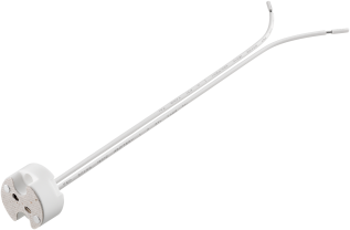 Lampsockel GX5.3 / G4 / GY6.35 med kabel @ electrokit