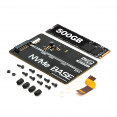 NVMe Base for Raspberry Pi 5 + 500GB SSD @ electrokit