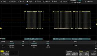 MIL-STD-1553B trigger & decode SDS2000HD-1553B @ electrokit