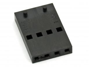 Contact housing 1x4p 2.54mm C-GRID III @ electrokit