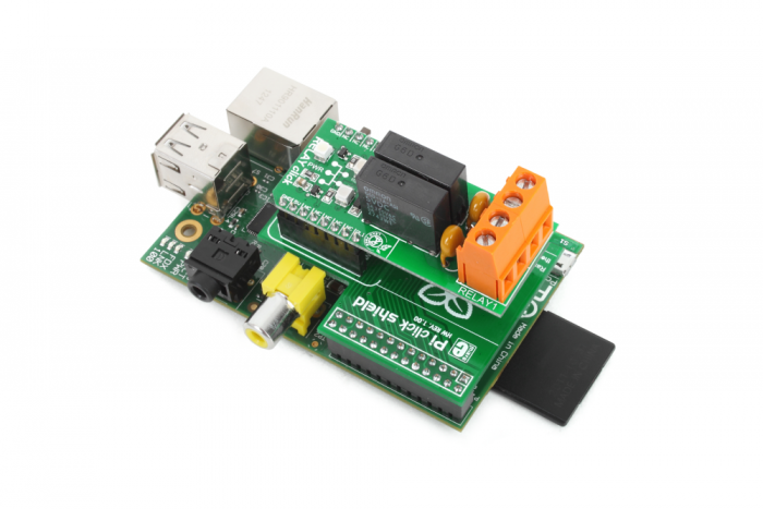 Pi click shield - connectors soldered @ electrokit (4 av 5)