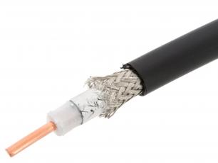 COAX-400 coaxial cable ø10mm low-loss @ electrokit