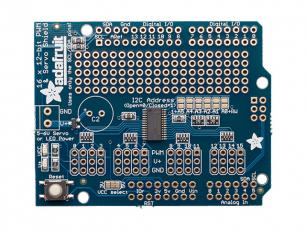 PWM servo shield 16 channels SPI @ electrokit