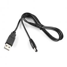 Adapterkabel USB - DC-plugg 2.1mm @ electrokit