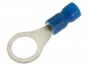 Ring terminal 8.3mm blue @ electrokit