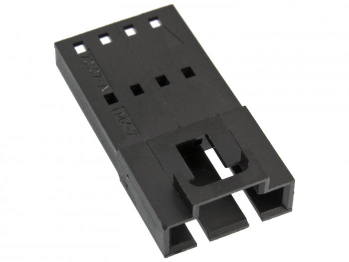 Contact housing C-GRID SL 1x4p male 2.54mm @ electrokit (1 of 1)