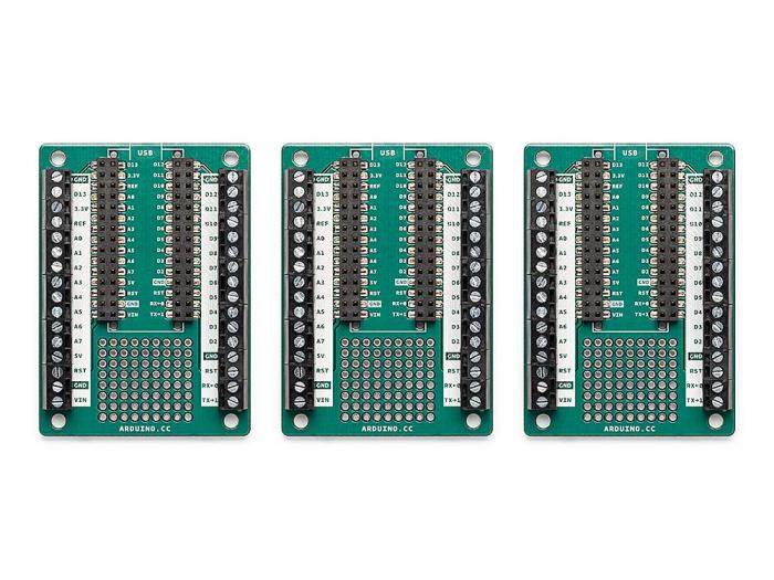 Arduino Nano Screw Terminal Adapter - 3-pack @ electrokit (2 av 4)