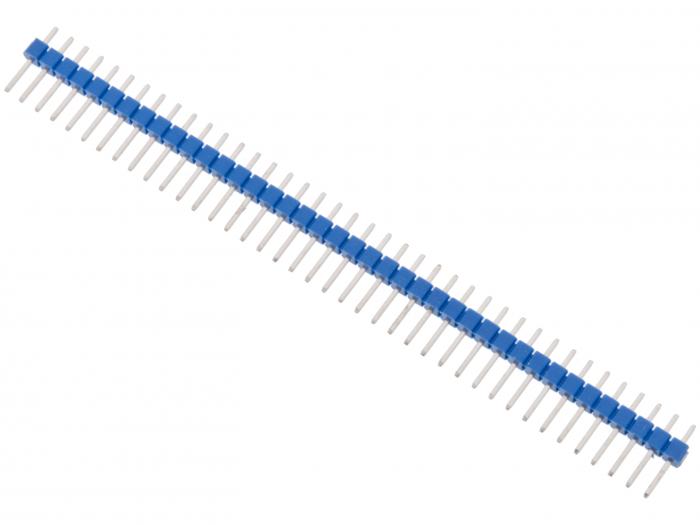 Pin header 2.54mm 1x40p - blue @ electrokit (1 of 1)