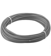 Hook-up wire 0.14mm2 grey 10m @ electrokit