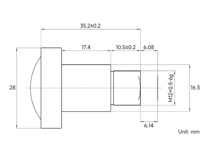 3.2mm vidvinkel-lins fr Raspberry Pi kameror med M12-fste @ electrokit (9 av 9)