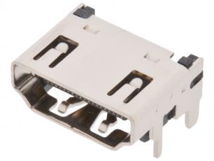 HDMI hona 19p PCB SMD @ electrokit