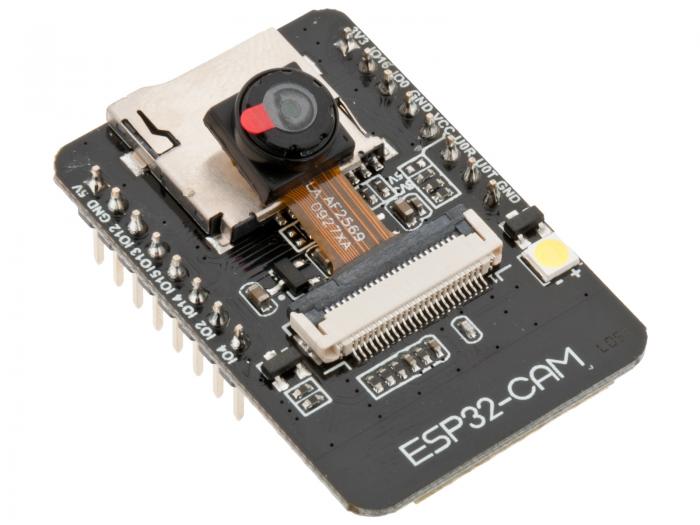 ESP32-CAM Utvecklingskort med WIFI och kamera @ electrokit