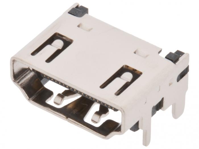 HDMI hona 19p PCB SMD @ electrokit (1 av 1)