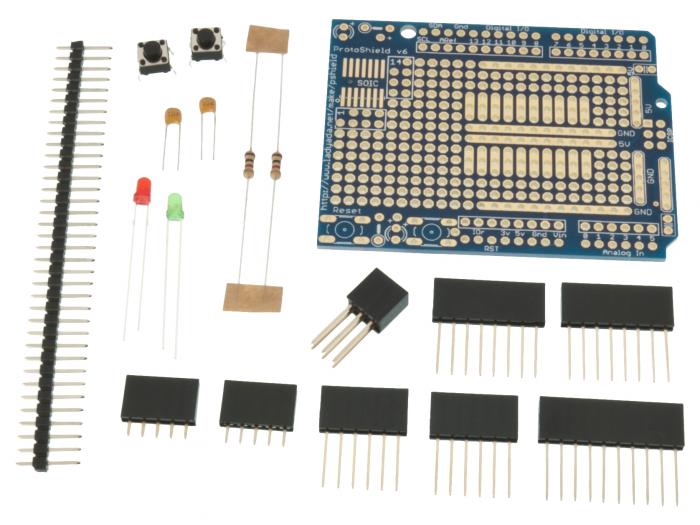 Protoshield stackable for Arduino @ electrokit (1 av 3)
