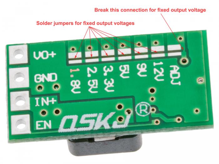 Switch regulator step-down 0.8V - 17V 1.5A @ electrokit (3 of 3)