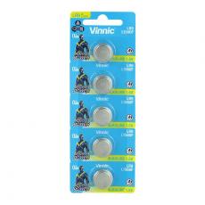 625A LR9 alkaline button cell 1.5V Vinnic 5-pack @ electrokit