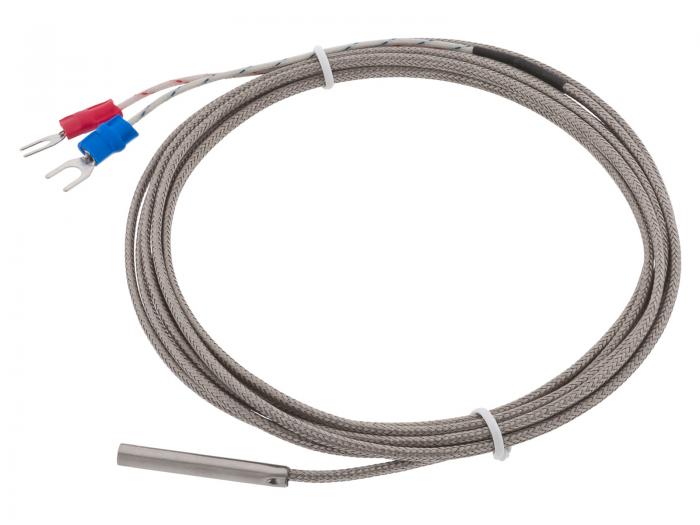 QUARKZMAN K Type Thermocouple Température Capteur Sonde 1x200mm 6,6ft Fil 0 à 1000°C(32 à 1832°F) Inox Acier